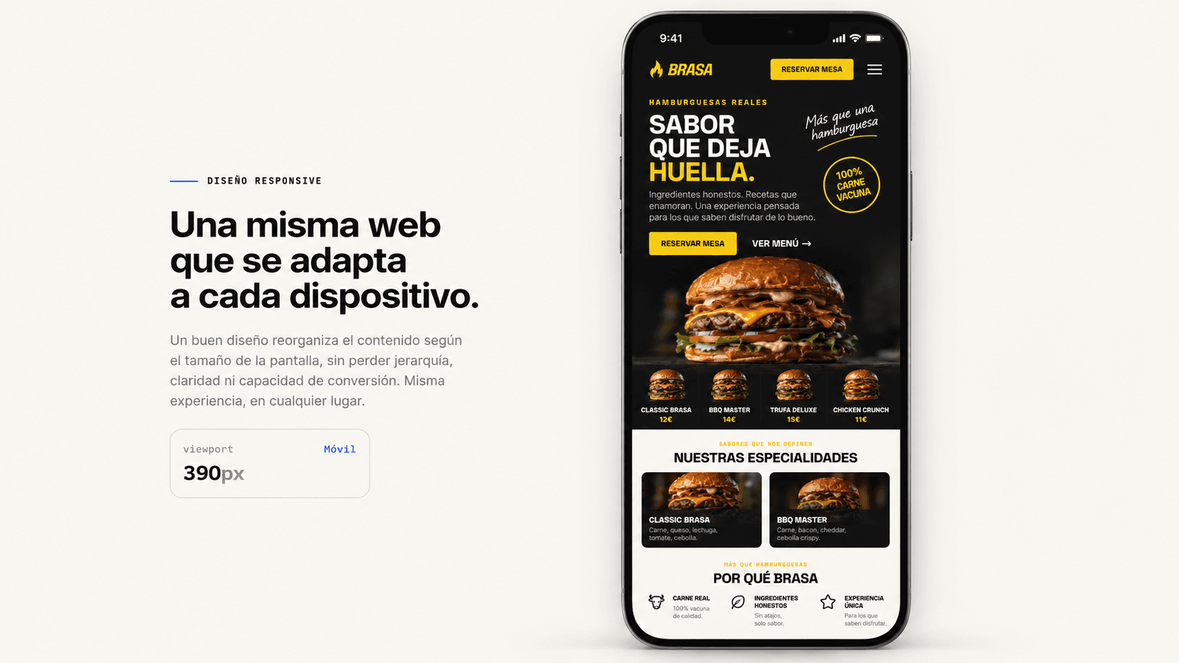 BRASA — Mobile, 390px
