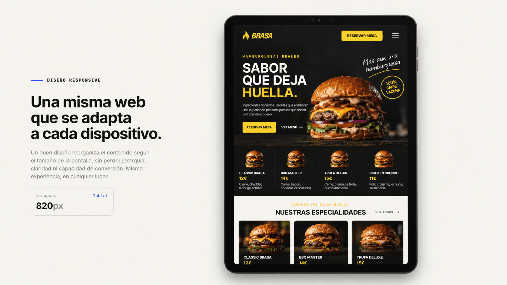 BRASA — Tablet, 820px